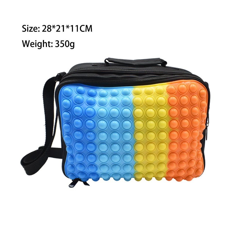 Push Bubble Fidget Colorful BackPack