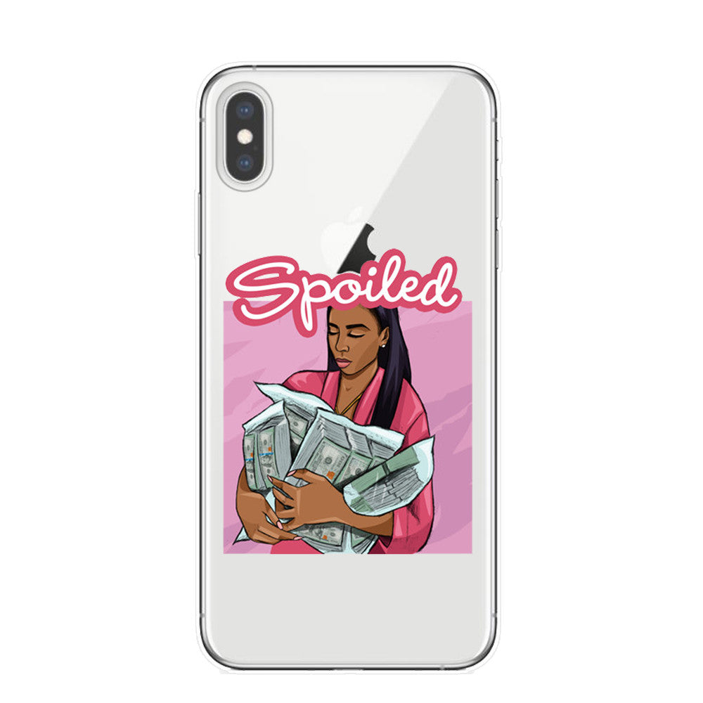 HUSTLA MONEY STACKS Clear Silicone Phone Cases for iPhone Xs 7 7Plus 8 8 Plus X 6 6SPlus 5 5S SE XS MAX XR XS Back Cover
