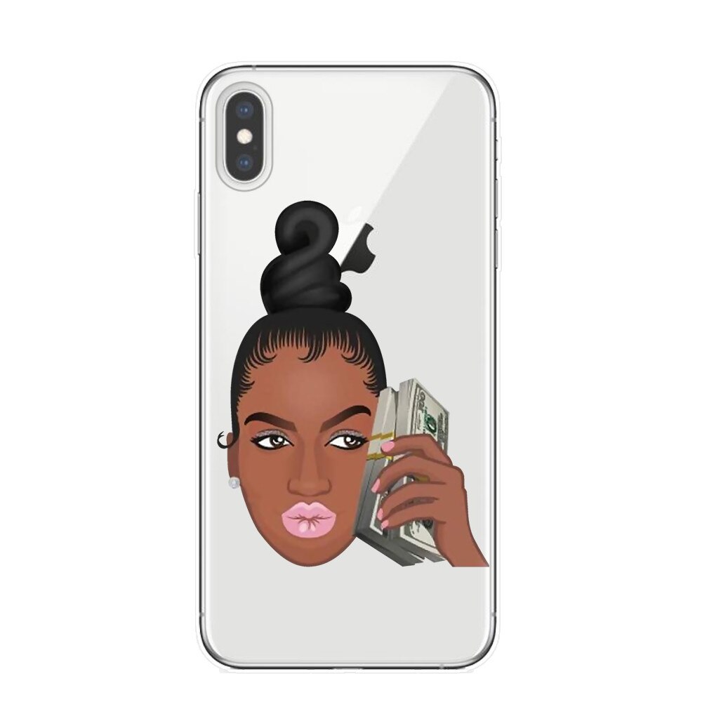 HUSTLA MONEY STACKS Clear Silicone Phone Cases for iPhone Xs 7 7Plus 8 8 Plus X 6 6SPlus 5 5S SE XS MAX XR XS Back Cover