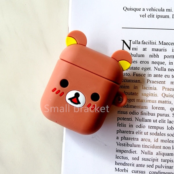 Apple Air pods Cute Cartoon Earphone Case 3D Headphone case for Earpods Accessories